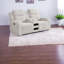 Canapé inclinable confortable, revêtement en fausse fourrure, style moderne pour le salon