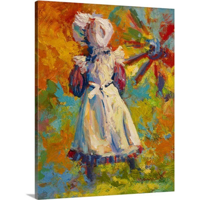 «Country Girl» par Anke, reproduction d'art sur toile tendue