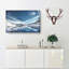 Winter Mountain Reflection - Wrapped Canvas-55305229