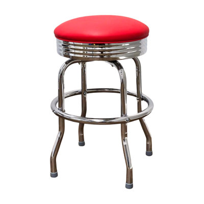 Tabouret de bar et de comptoir pivotant à un anneau Retro Home