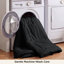 Insert de couette en duvet synthétique à motif de carrés - noir, édredon toutes saisons-101518298-101820269