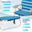 2 PCS Folding Beach Chair for Adults Lightweight Aluminum Lounge Chair for Picnic-136703260