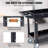 33.46'' H x 40.55'' W Utility Cart with Wheels