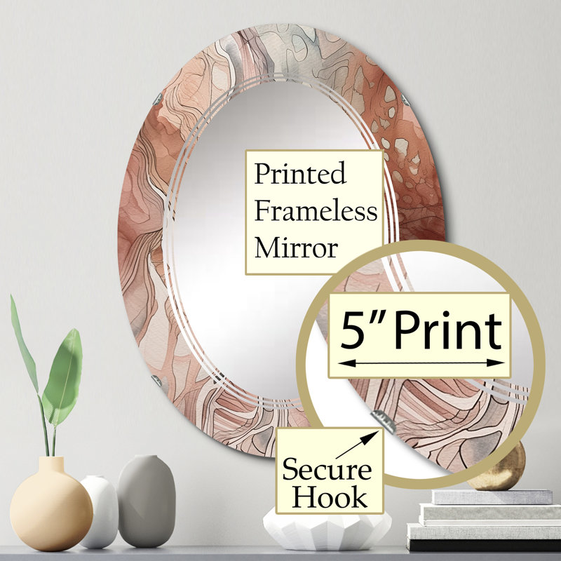 Miroir mural sans cadre Currans, 30 po x 20 po