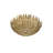 Eclectic 3 Light Gold Petal Flush Mount-1411352653
