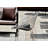 17.5'' H Faux Leather Upholstered Metal Armchair-874802886-895115926