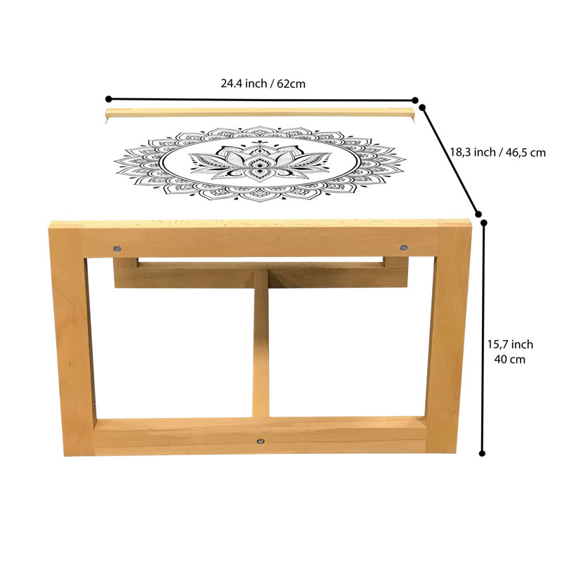 Jahi Sled Coffee Table, 62cm H x 46cm W x 40cm D