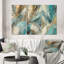 «Golden Hour In Turquoise Waves I» sur toile, reproduction de 3 pièces-2021285926