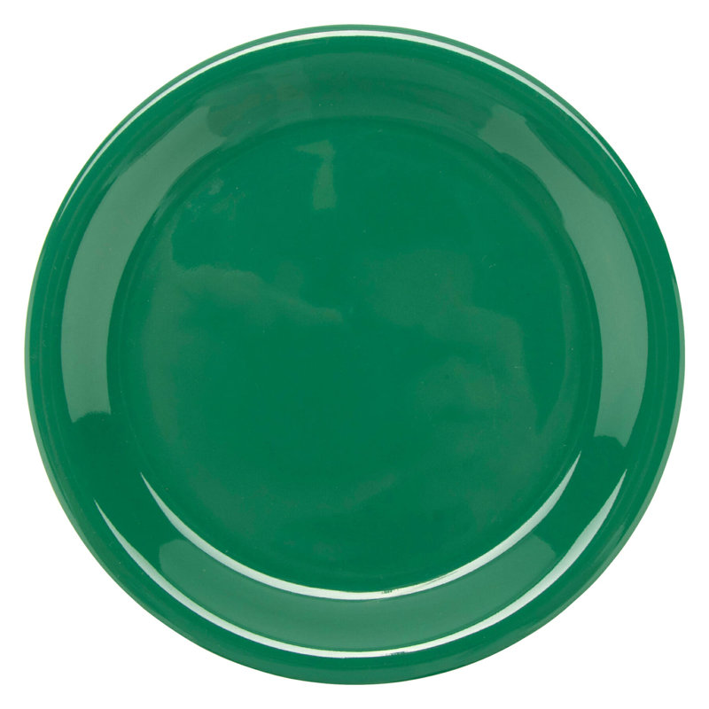 Assiette à dessert de qualité commerciale, 6,5 po, (ensemble de 12), Vert