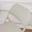 Ensemble de 2 chaises pliantes rembourrées avec dossier rembourré et chaises portatives à structure en métal pour le bureau à domicile et les événements
