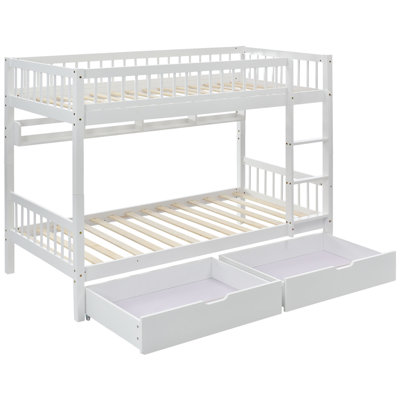 Matas 90 X 190cm Bunk Bed with Storage Included