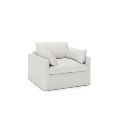 Luna Slipcovered Chair and a Half
