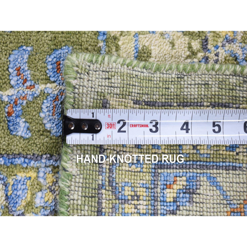 One-of-a-Kind 7'9" X 9'10" New Age Area Rug in Green