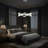 Adjustable Height Aquaflow Ripple 4500/6500K LED Chandelier