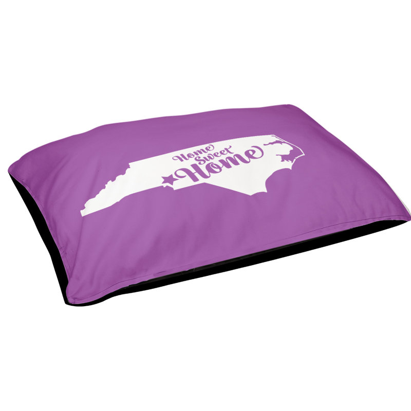 Coussin d'extérieur pour chien Home Sweet, Petit (l 28 po x P 18 po x H 6 po), Violet, Charlotte