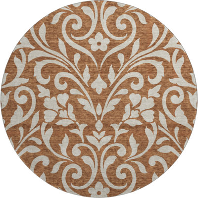 Premium Machine Washable Prisco Paprika Rug
