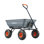 VEVOR, chariot de jardin en poly avec chariot en acier facile à assembler