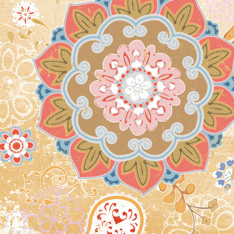 Paisley Faire II, H 36 po x l 36 po x P 1,25 po