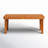 Markus Brown Wood Woven Bench-144505083
