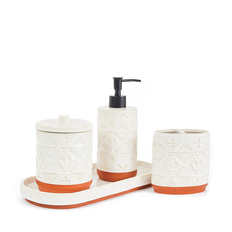 Spider Rock Canister Ivory Multi Canister