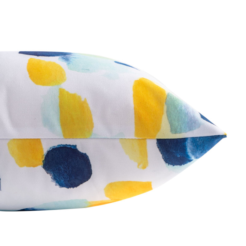 Coussin lombaire jaune