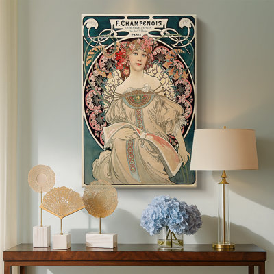 Rêveur -Gallery Wrapped Canvas by Alphonse Mucha