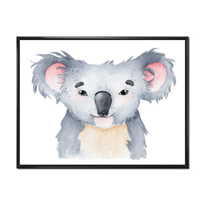 Portrait d'un mignon koala - reproduction sur toile