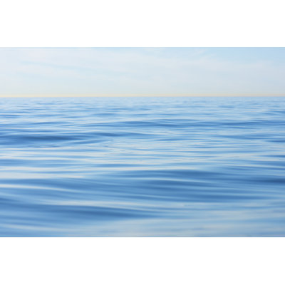 Endless Blue Ocean - Wrapped Canvas Print