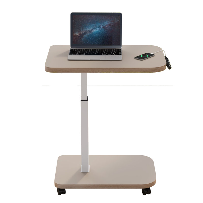 28" Height Adjustable Standing Desk, Khaki