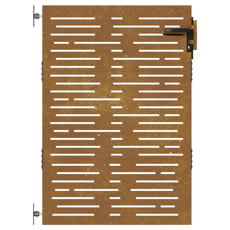 Ameliyah Garden Gate, Rusty, 125cm H x 85cm W x 12cm D