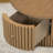 Round Farmhouse Coffee Table With A Drawer-1779882625
