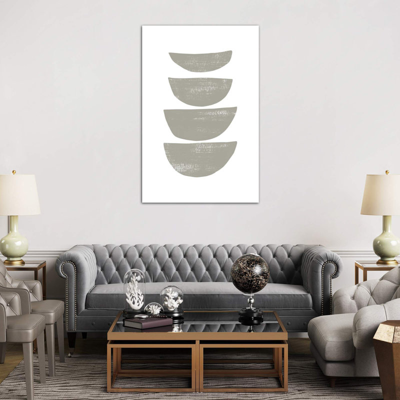 Abstraction IV - Wrapped Canvas Print, 101.6 cm H x 66.04 cm W x 3.175 cm D
