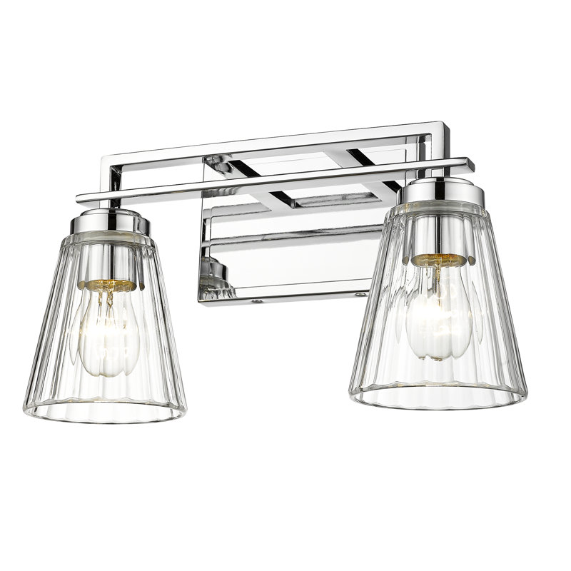 Éclairage pour meuble-lavabo 2 lumières Tuleta, Chrome