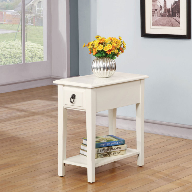 Table d'appoint rectangulaire 1 tiroir Hodapp