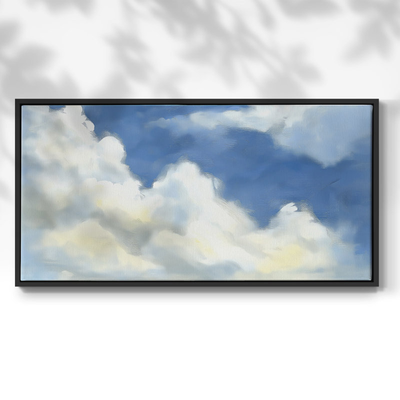 Série paysage - CCXI - Toile tendue avec châssis, prête à accrocher, H 21 po x l 41 po, Noir, noir, noir, noir