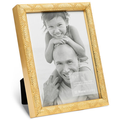 Cadre pour photo simple en bois embossé