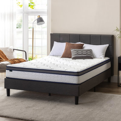 Tight Top Pocket Spring Mattress 25cm/10in Height with Cushion Top