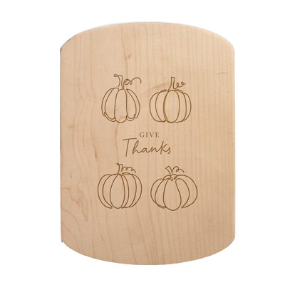 Give Thanks Pumpkins Cutting Board