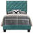 Charming Twin Bed In Refreshing Hue
