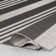 Hawkes Striped Beige/Gray Indoor/Outdoor Rug
