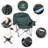 Oversized XL Padded Camping Chair, 400lb Heavy Duty with Cupholder, Cooler & Carry Bag(1 Pack)