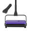 Balayeuse à tapis manuelle avec capacité de 300 ml pour la poubelle, facile à vider, largeur de nettoyage de 6,7 po pour tapis de bureau personnel, mauve, mauve-136315645