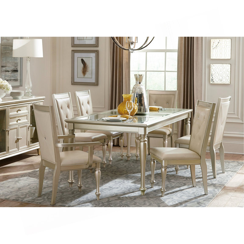 Mobilier de salle à manger à rallonge de style traditionnel
