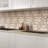 Myst Brick Joint Agate Inspired Polished Glass Wall Mosaic Tile-50667463