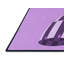 Tapis mauve tissé à la machine-68658638