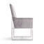 Chaise de salle à manger grise-1070317686