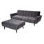 Shiflet 3 Seater Velvet Sofa Bed-55866257