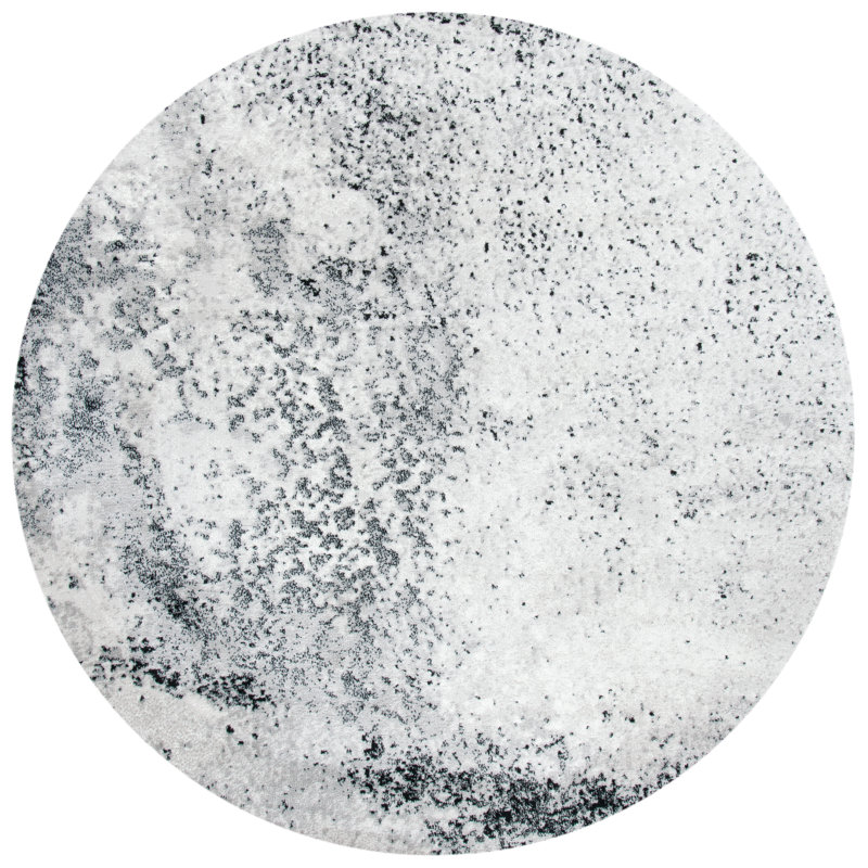Hindsboro Performance Abstract Rug, Round 6'7"