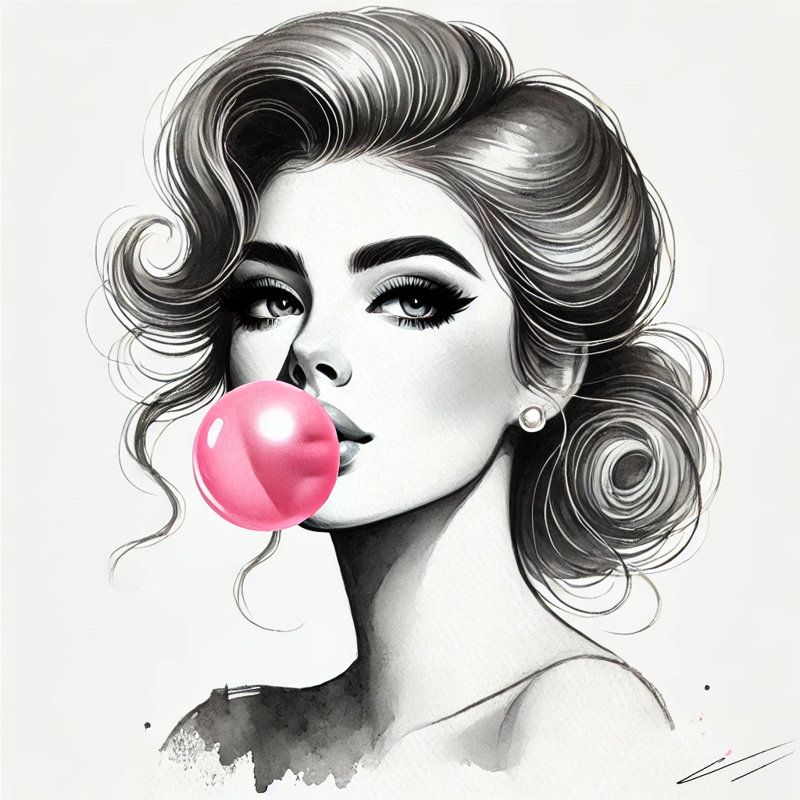 Art sur toile Timeless Glam, H 12 po x l 12 po x P 1 po