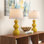 Lampe de table côtière moderne en céramique 28 po avec gradation à 3 voies Sabb